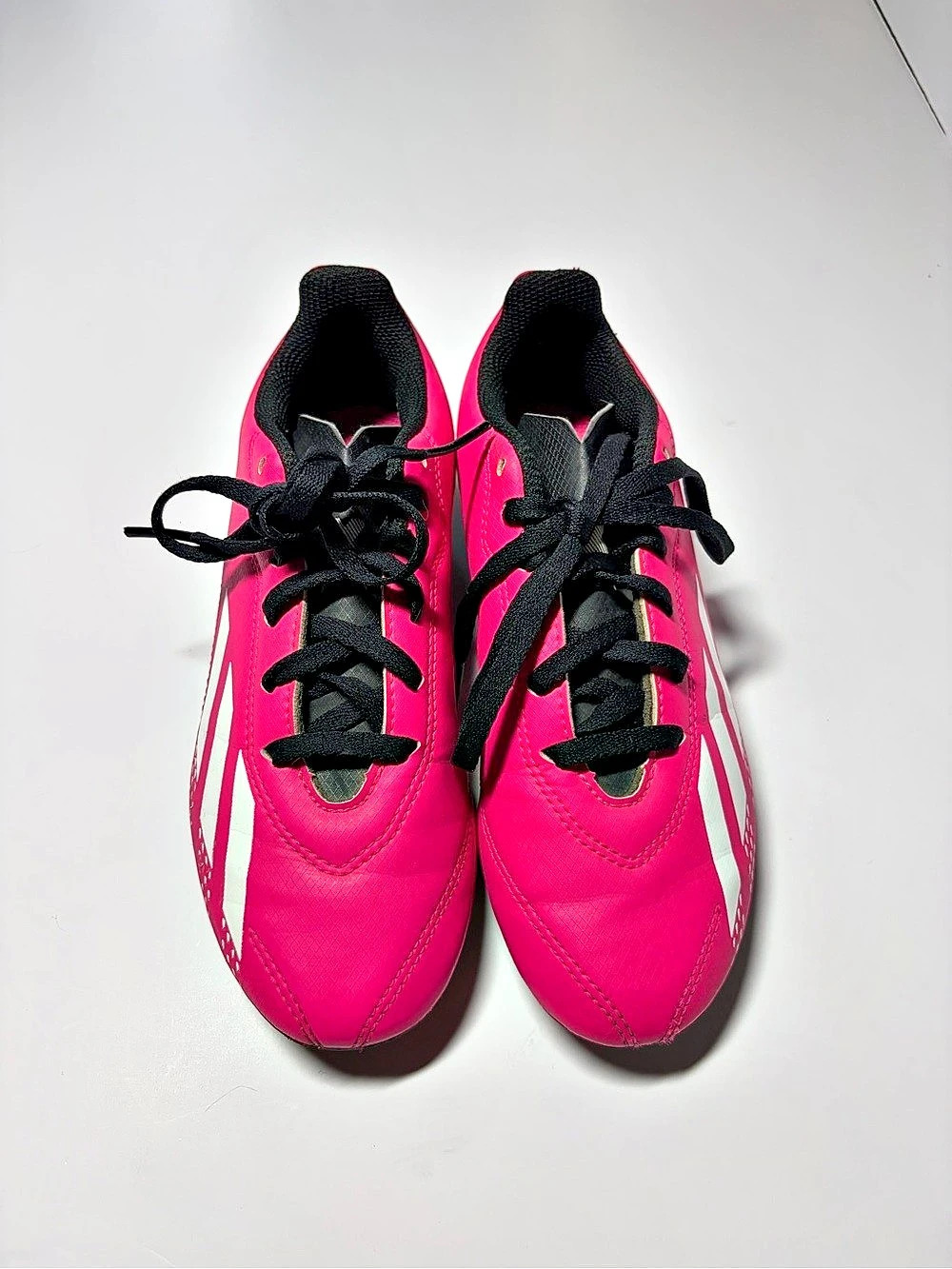 Adidas Youth Soccer Cleats Pink & Black US 2